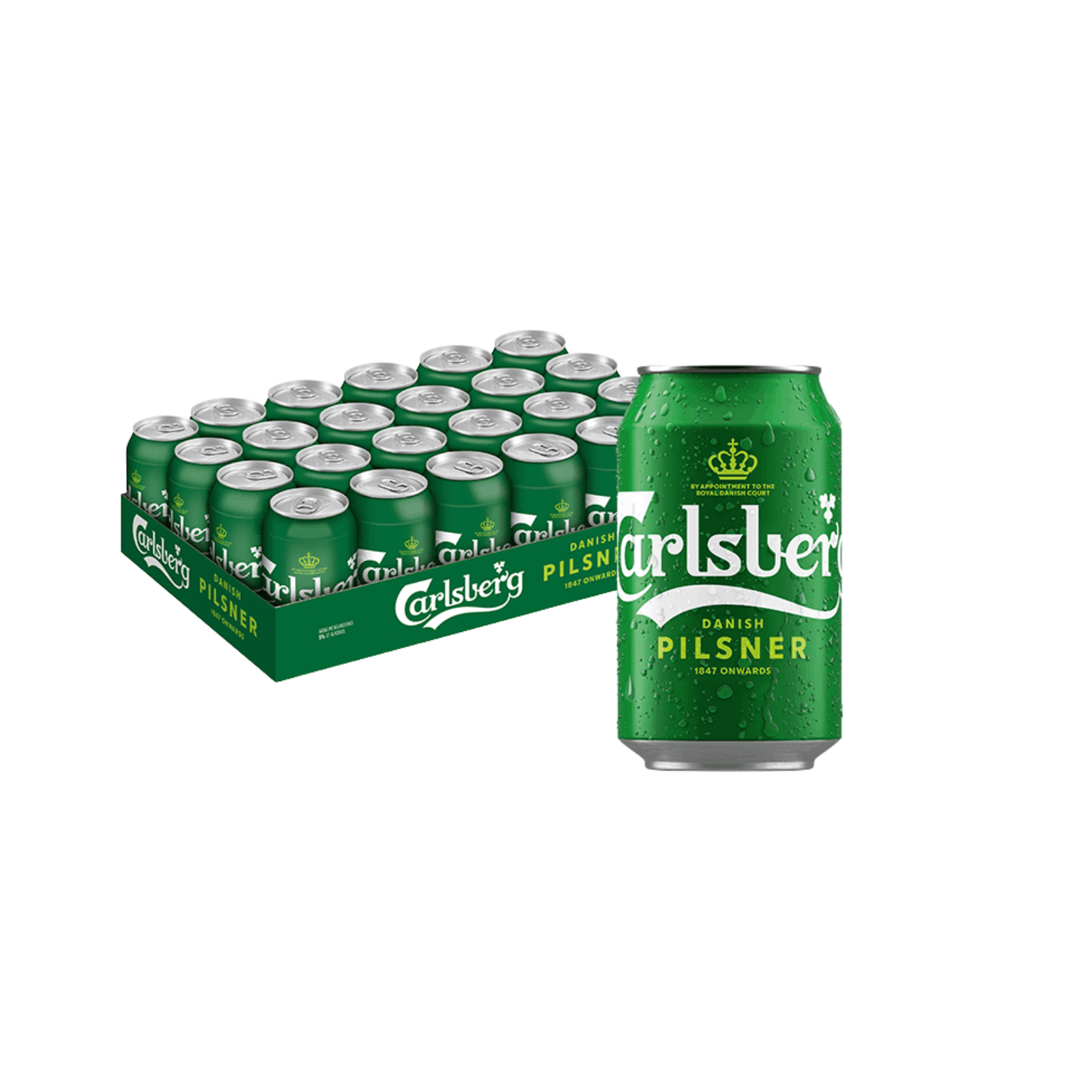 Carlsberg Can (MY) - 320ml x 24 cans *BCRS* (BBD: 04/2027)