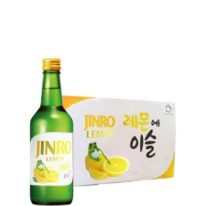 Jinro Lemon Soju (20 bottles x 360ml)